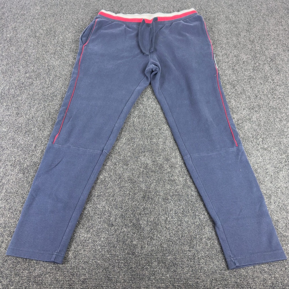 Jack & Jones Mens Navy Blue Jogger Sweatpants Red White Trim Size‎ L 12190279